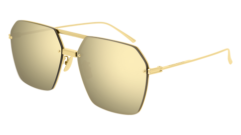 Aviator gold mirror